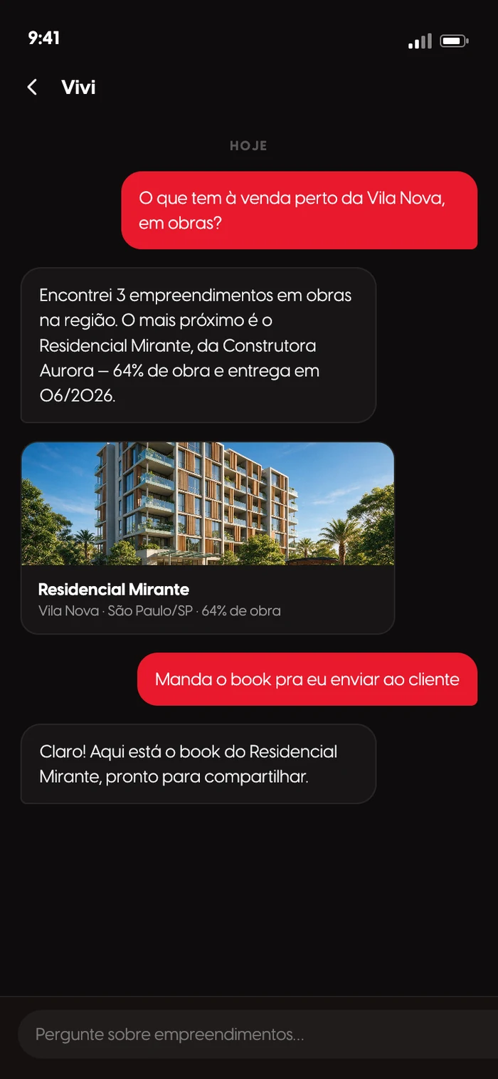 Vivi consulta o catálogo por você